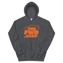 Load image into Gallery viewer, Front Wheel Drive Shop Orange Logo Hoodie