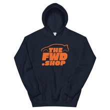 Load image into Gallery viewer, Front Wheel Drive Shop Orange Logo Hoodie