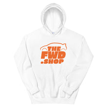 Load image into Gallery viewer, Front Wheel Drive Shop Orange Logo Hoodie