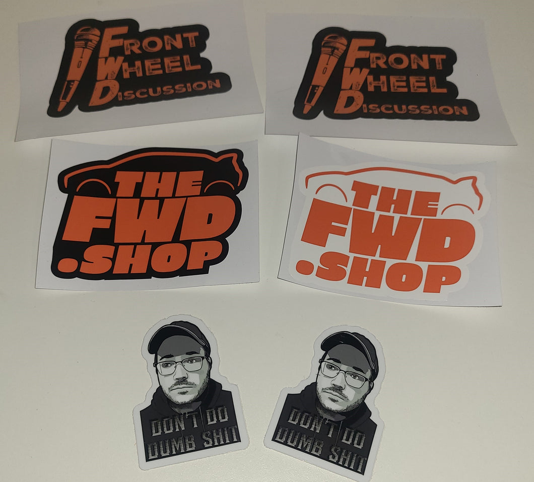 FWD Shop Sticker Pack