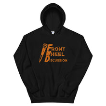 Load image into Gallery viewer, Front Wheel Discussion Orange Logo Hoodie
